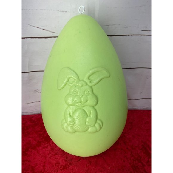Vtg Grand Venture Easter Eggs Blow Mold 14"‎ Set of 2 Light Blue Green - Picture 4 of 16
